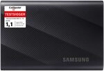 Samsung Portable SSD T9, 1 TB, 2.000 MB/s Lesen, 2.000 MB/s Schreiben, USB 3.2 Samsung Portable SSD T9, 1 TB, 2.000 MB/s Lesen, 2.000 MB/s Schreiben, USB 3.2