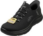 Skechers Herren Summits High Range Slip-On, Black Mesh/Trim, 41 EU