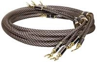 Dynavox Black Line Lautspecherkabel, Paar, Flexibles Premium High-End-Kabel mit