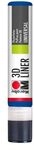 Marabu 18030009652 - 3D Liner mittelblau, 25 ml universelle Effektfarbe auf
