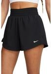 Nike Damen One Df Hr Shorts, Black/Reflective Silv, L EU