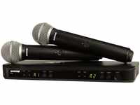 Shure BLX288/PG58 UHF Wireless Mikrofonsystem - Perfekt für Kirche, Karaoke, Gesang
