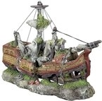 Nobby Aqua Ornaments SCHIFFSWRACK GALEONE, 42,0 x 16,5 x 27,5 cm, 1 St&uuml;ck