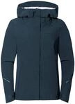 VAUDE Womens Yaras Jacket V, Damen Regenjacke, dark sea, 38