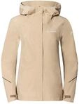 VAUDE Womens Yaras Jacket V, Damen Regenjacke, linen, 38