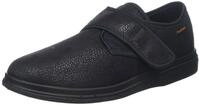 Fischer Herren Ortho Flache Hausschuhe, Schwarz Schwarz 222, 37 EU Weit