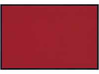 wash+dry Fußmatte, Scarlet 40x60 cm, innen und außen, waschbar, Rot