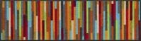wash+Dry Fu&szlig;matte, Mikado Stripes 35x120cm, innen, waschbar, bunt