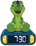 Lexibook, Dinosaurier, Nachtlicht-Wecker, Sounds und Melodien,