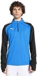 PUMA Herren Sweater, Electric Blue Lemonade-Puma Black, S