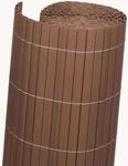 Videx Balkon-Sichtschutz PVC R&uuml;gen | nussbaum |90 x 300 cm| 100% Blickdicht ohne