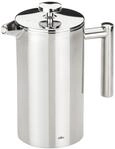 Cilio 540277 Kaffebereiter, Edelstahl, 1L
