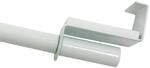 Gardinia 2621 Spannvitrage &Oslash; 9 mm, Metall, ausziehbar 60-90 cm, wei&szlig; 