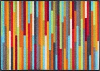 wash+dry Fu&szlig;matte, Mikado Stripes 60x85cm, innen, waschbar, bunt