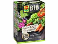 COMPO BIO Naturdünger mit Guano für alle Gartenpflanzen, Pflanzendünger /