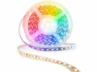 Nedis SmartLife - WLAN Full Color LED-Streifen - Kaltweiss RGB Warmweiss - 5 m...