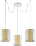 EGLO Pendelleuchte Arnhem, 3 flammige H&auml;ngelampe Vintage, Boho, Hygge, H&auml;ngeleuchte