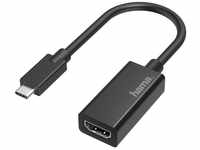 Hama USB C auf HDMI Adapter, 4K Ultra HD 30 Hz (USB C Adapter zum Anschluss von...