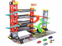 Dickie Toys - 4-stöckiges Parkhaus für Kinder ab 3 Jahre (87x52 cm) mit...