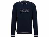 BOSS Herren Pullover Sweatshirt Contemporary Sweatshirt, Farbe:Blau,...