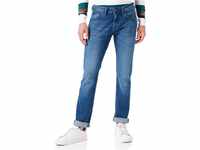 TOM TAILOR Denim Herren Piers Slim Jeans 1032752, 10120 - Used Dark Stone Blue...