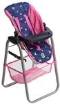 Bayer Chic 2000 Puppenhochstuhl &ndash; Navy-Pink &ndash; Verstellbar & klappbar &ndash;