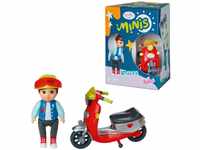 BABY born Minis Scooter-Spielset mit Minis-Puppe Simon mit Roller und Helm,...