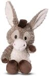 NICI Kuscheltier Esel Donkeylee 22 cm &ndash; naturgetreues Stofftier aus weichem Pl&uuml;sch