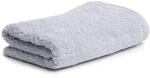 M&ouml;ve Superwuschel Handtuch 50 x 100 cm aus 100% Baumwolle, Silver