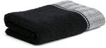 m&ouml;ve Brooklyn Handtuch Uni mit Fischgratbord&uuml;re 50 x 100 cm aus 85 % Baumwolle / 10