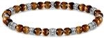 THOMAS SABO Armband Talisman Tigerauge 925 Sterlingsilber, Geschw&auml;rzt