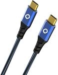 Oehlbach USB Plus CC - USB-Kabel f&uuml;r Smartphones 2 x Typ C 3.1 - PVC-Mantel - OFC,