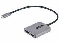 StarTech.com USB-C auf Dual HDMI Adapter, USB Typ-C Multi-Monitor MST Hub, Dual...
