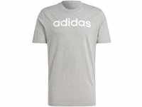 Adidas, Linear, T-Shirt, Mittelgraues Heather, M, Mann