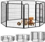 Relaxdays Welpenauslauf, kleine Hunde, Welpen, Kleintiere, f&uuml;r Innen, stabil,