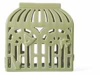 Kähler Design Orangery Green Leaf Lichthaus aus Keramik, Höhe: 16 cm, Breite:...