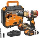 WORX WX354.1 Akku-Schlagbohrschrauber 20V, 60Nm, B&uuml;rstenloser Motor, aktiver