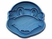 Cuticuter Schildkröte Ninja Ausstechform, Blau, 8 x 7 x 1.5 cm