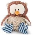 NICI Kuscheltier Eule Oscar 25cm mit drehbarem Kopf, Braun