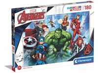 Clementoni 29778 Los Vengadores Marvel 180pzs Supercolor The Avengers 180