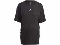 Adidas Damen T-Shirt (Short Sleeve) Tr-Es Mat T, Black/White, IC2325, XS