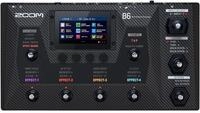 ZOOM B6 Multi-Effektpedal f&uuml;r Bass, Pedalboard mit 9 Fu&szlig;schaltern, Touchscreen,