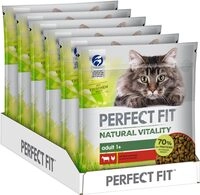 PERFECT FIT Natural Vitality - Katzenfutter Trockenfutter Adult 1+ - Rind und Huhn, 6 PERFECT FIT Natural Vitality - Katzenfutter Trockenfutter Adult 1+ - Rind und Huhn, 6