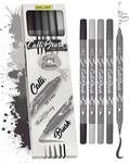 Online Calli.Brush Grey, 5er Set Handlettering Brush-Pen, Pinsel-Stifte Set,