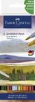 Faber-Castell 164521 - Goldfaber Aqua Dual Marker, Toskana, mit Pinselspitze und