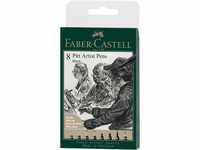 Faber-Castell 167158 - Tuschestift Pitt Artist Pen, Farbe 199, schwarz, XXS, S,...