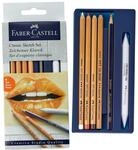 Faber-Castell 114004 - Classic Sketch Set Goldfaber, 6 teilig