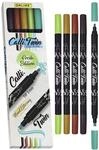 Online Calli.Twin Fresh, Double Line Pen, 5er Set Handlettering Pens, Stifte mit