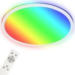 BRILONER - LED Deckenlampe flach Smart Home, funktioniert mit Alexa, buntes RGB+W