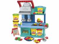 Play-Doh Kitchen Creations Buntes Restaurant, 2-seitiges Küchenspielset, Set...